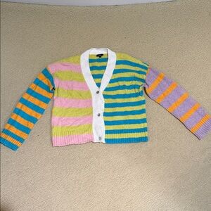 Rails Striped Multicolor Cardigan Sweater